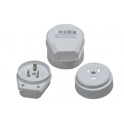 9-802-01 Intro Соединитель электрический 2P+E (СЭ.РВШ32-002), 32А-250В, ОУ, ПЭТФ