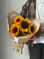 Букет из подсолнухов 5 шт