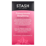 Stash Tea, Green Tea & Matcha, Гранат и малина, 18 чайных пакетиков, 1,2 унции (36 г)