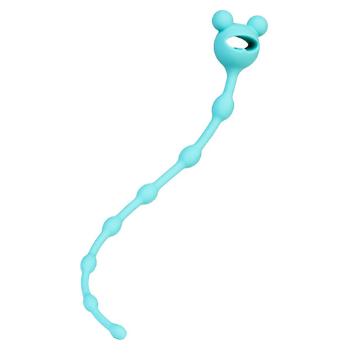 Мятная силиконовая анальная цепочка 27,4см ToyFa ToDo Froggy 356003