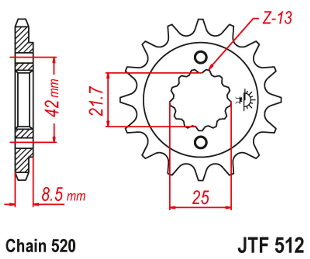 Звезда JTF512.16