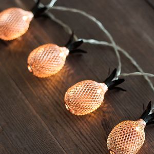 Гирлянда Pineapple Pink Gold