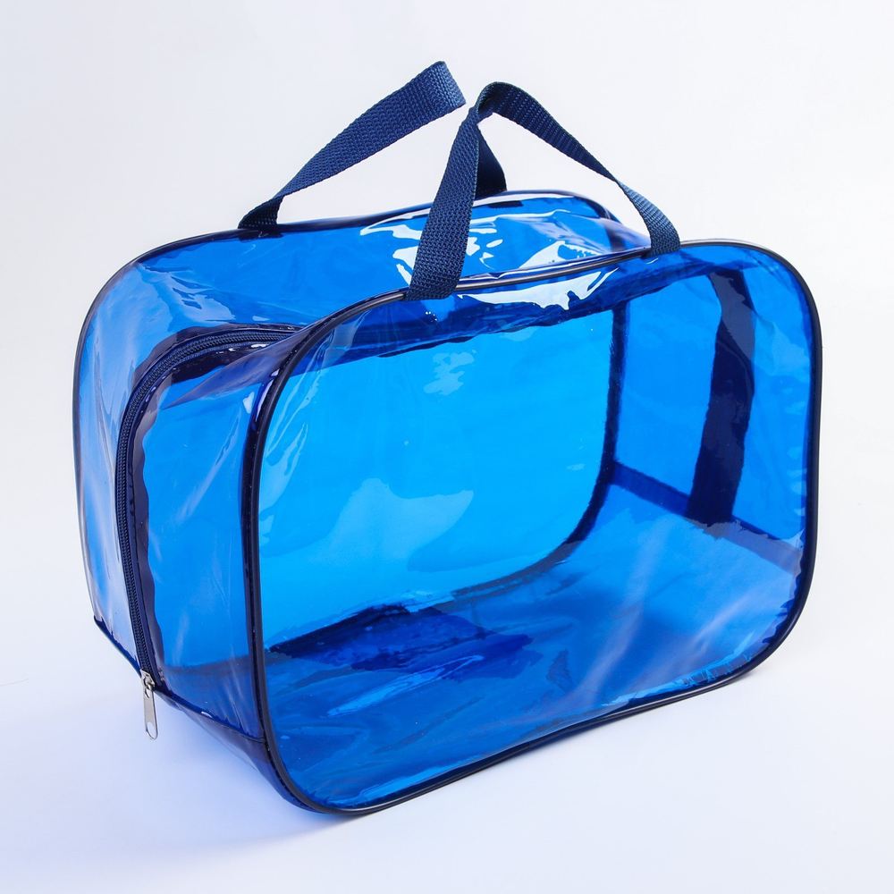 Набор сумок в роддом, 3 шт., цветной ПВХ, цвет синий 4927640