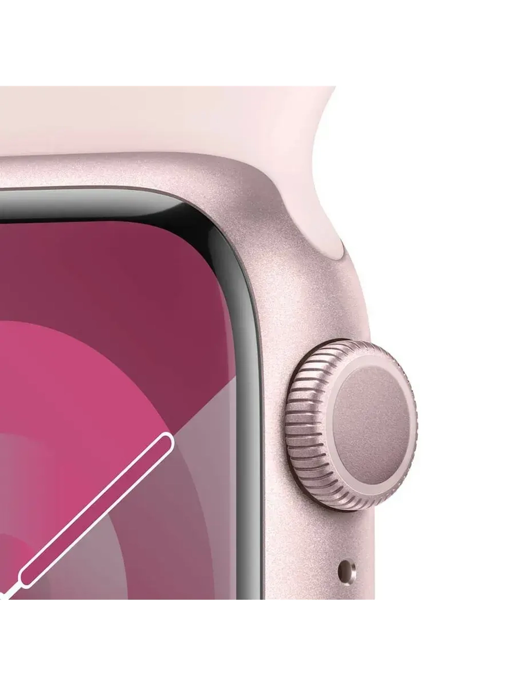 Apple Watch Series 9 45мм Pink/Light Pink Sport Band
