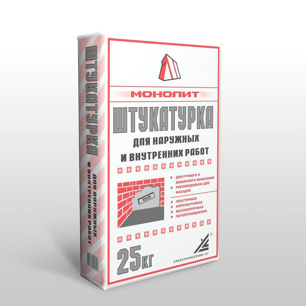 Штукатурка Монолит Р-41 (25 кг)