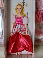 Кукла в наборе арт. 6935-A, с одеждой, обувью и мебелью, высота 28 см, сгибаются руки