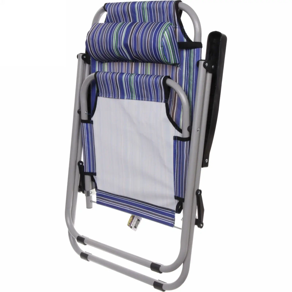 Стул 93*54*64см «Вейрона» складной, с подголовником,2 положения ДоброСад