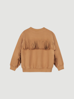Свитшот с бахромой Mjölk Camel, уценка