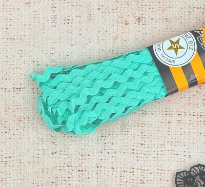 Тесьма "Вьюнок", ш. 5 мм, ментол