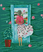 "О чем я думаю"-M716 вышивка