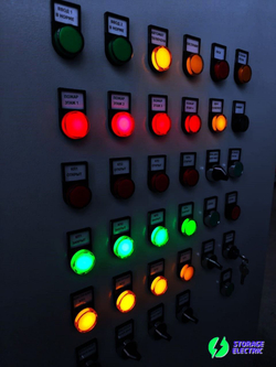 Сигнальная лампа 220В, три цвета (зеленый, желтый, красный), индикаторы, 3 шт.