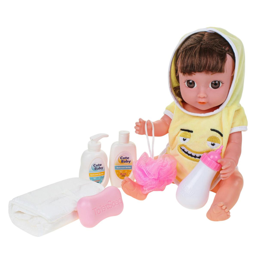 Пупс функциональный с аксесс., коробка SNB1570