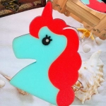 Губка для тела детская банная поролоновая «Единорог», 12*17см