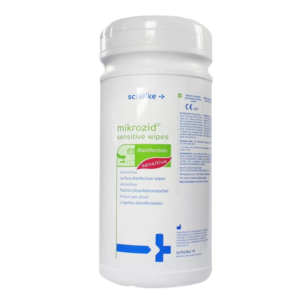 Микроцид Сенситив Schulke салфетки 145х180 мм 200 шт банка