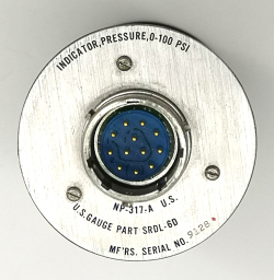 Indicator(индикатор) pressure 0-100 psi SRDL-6D