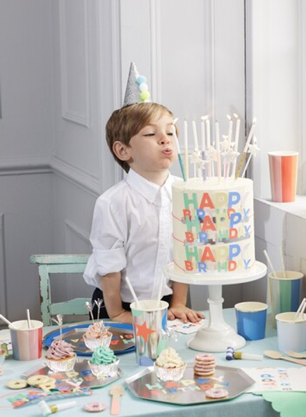 Ободок "Happy Birthday" 8 шт.