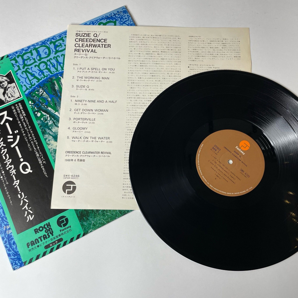 Винтажная виниловая пластинка LP Creedence Clearwater Revival Suzie Q (Japan 1976) (Obi) I Put A Spell On You