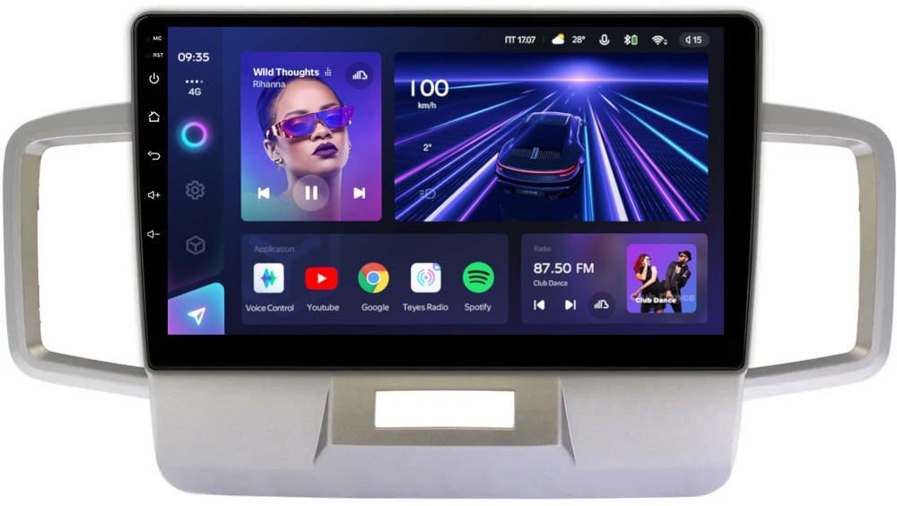 Магнитола для Honda Freed, Freed Spike 2008-2016 (планшет сверху) - Teyes CC3 Android 10, ТОП процессор, 4/32 Гб, CarPlay, SIM-слот