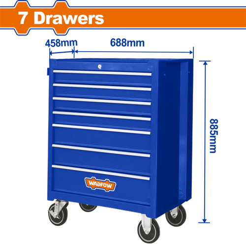 Шкаф инструментальный 688х458х735 мм WADFOW WCS2A07