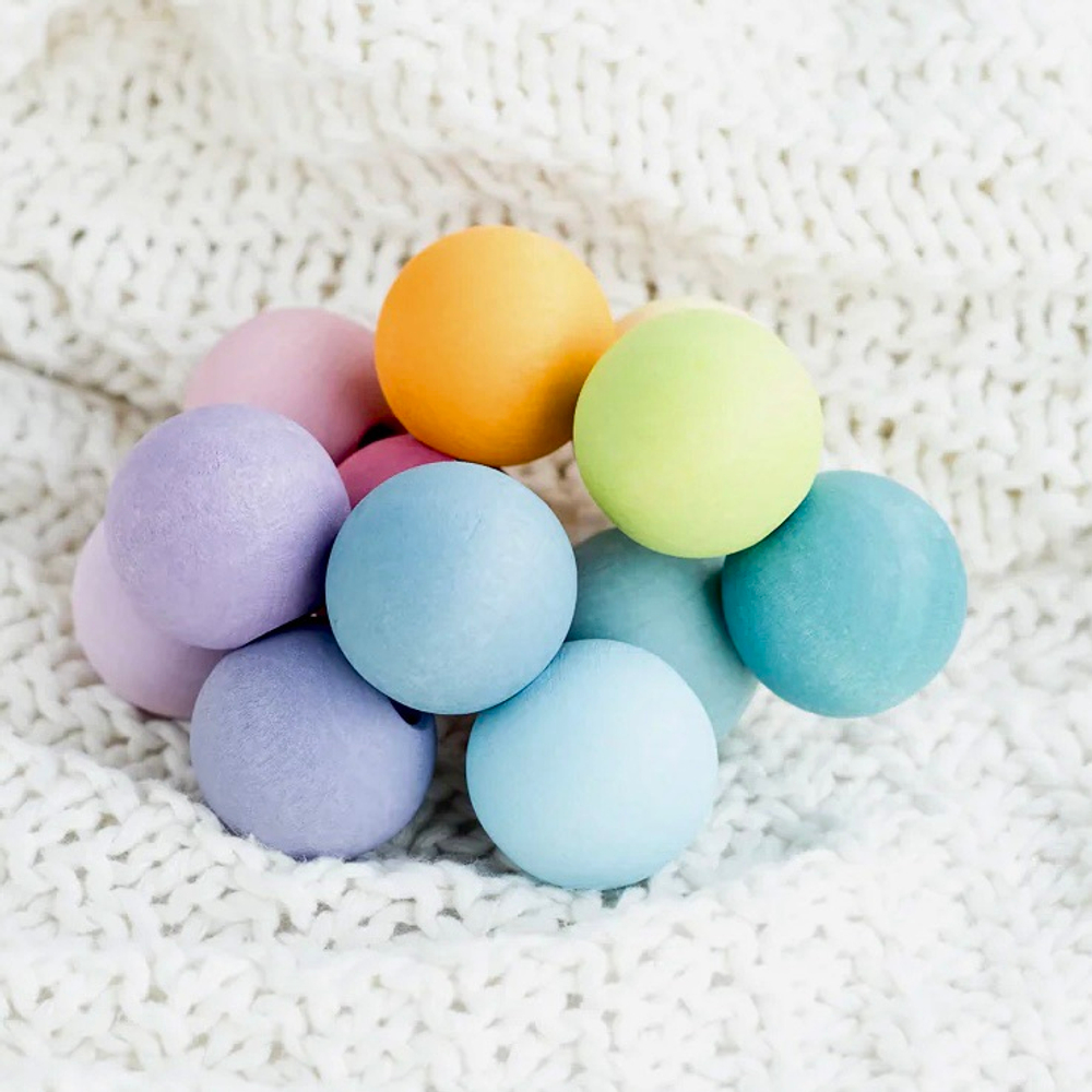 Развивающая игрушка "Шарики" пастель