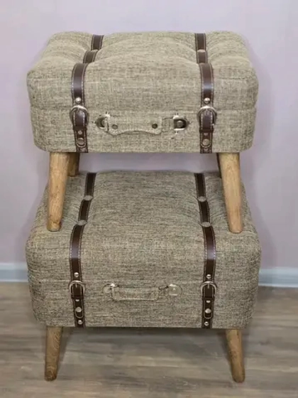 Пуфики для прихожей с ящиком 2 шт