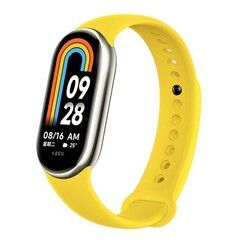 Силиконовый ремешок Silicon Loop для Xiaomi Mi Band 8 (Желтый)