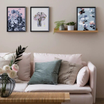 Полка настенная - MÅLERÅS / MАLERАS IKEA/ МОЛЕРОС ИКЕА,  75х7 см, под беленый дуб