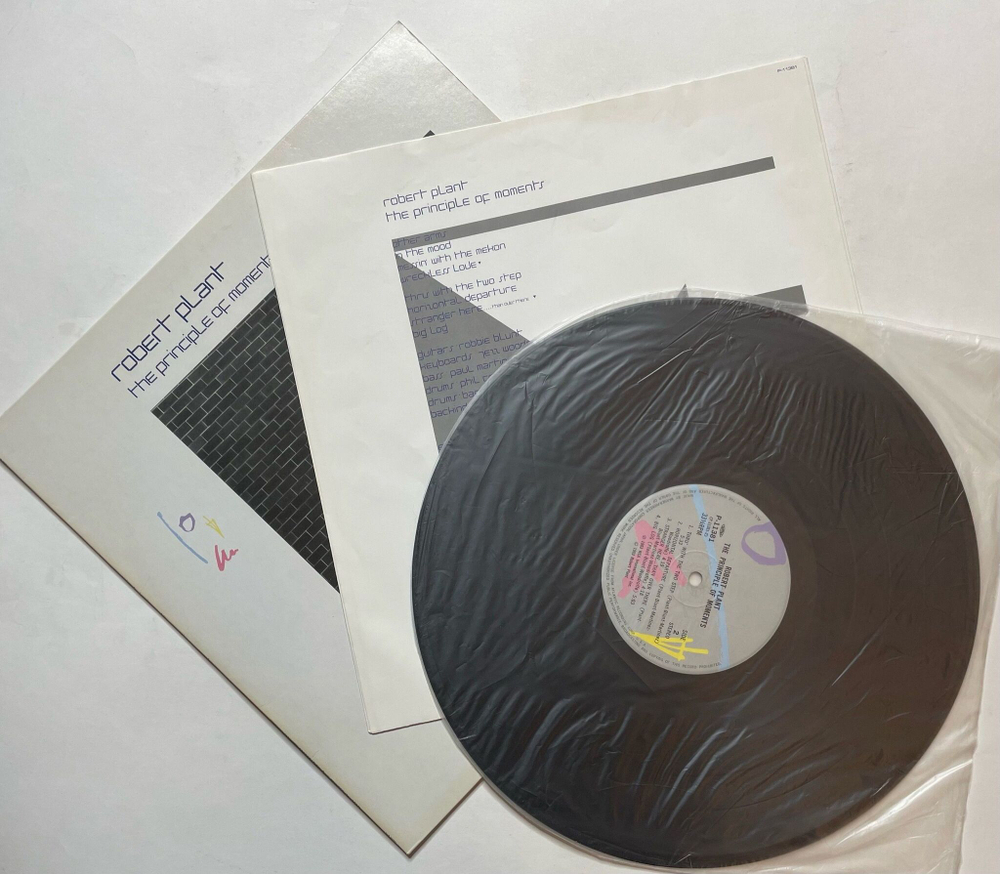 Винтажная виниловая пластинка LP Robert Plant The Principle Of Moments (Japan 1983) (No Obi)