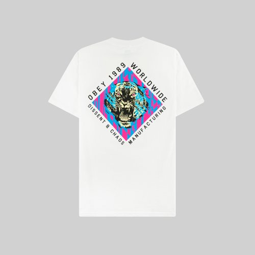 Футболка мужская Obey Dissent & Chaos Tiger артикул:165262584 - купить в магазине Дайс