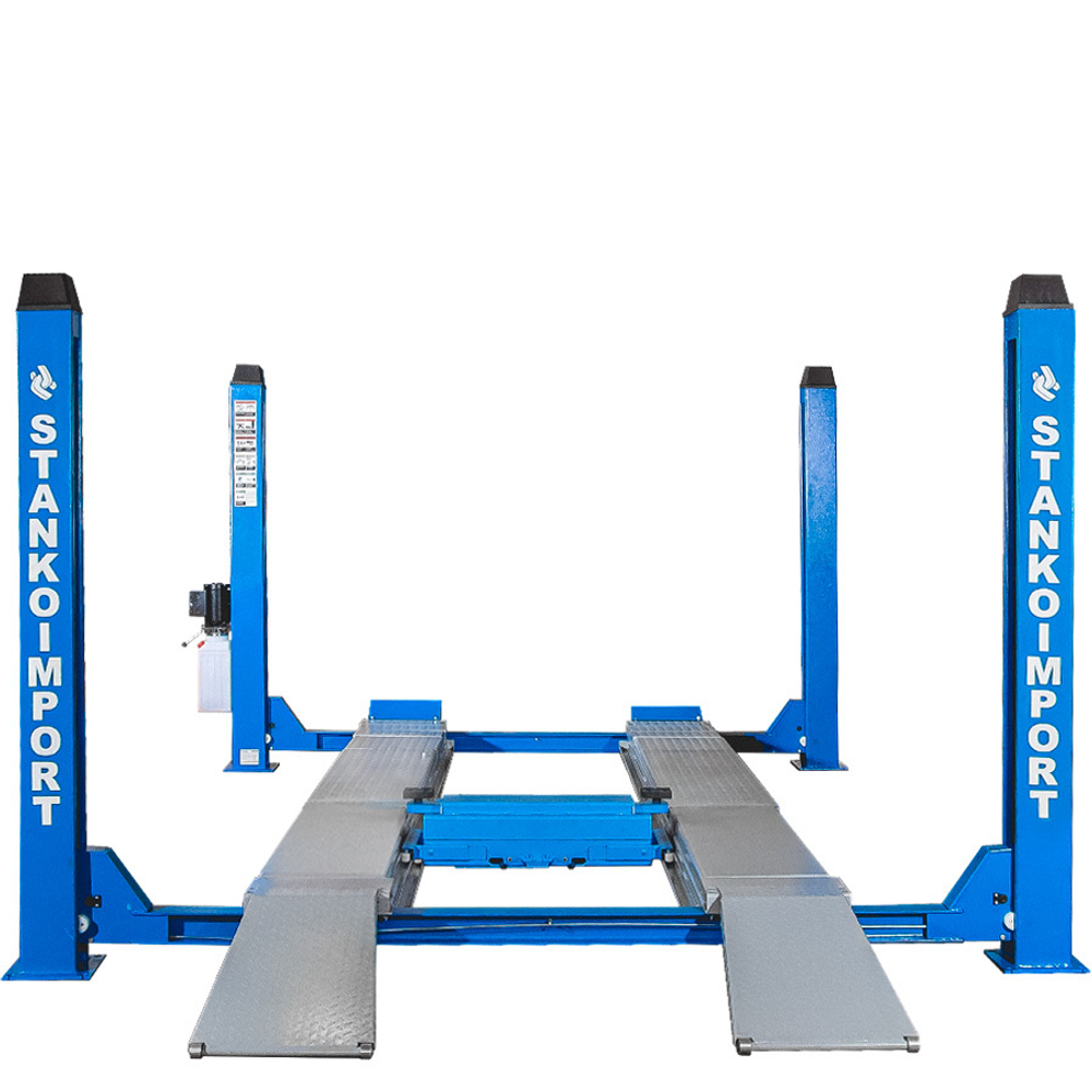 Подъёмник4-х стоечный под сход-развал 4.0т, ПГ4-4.0