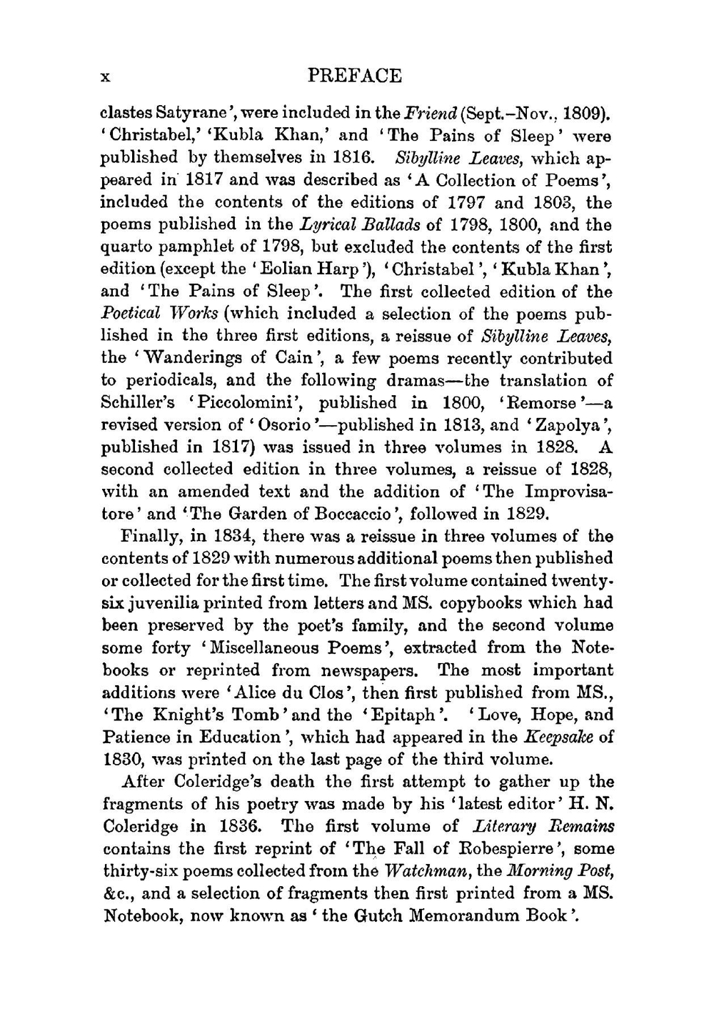 The poems of Samuel Taylor Coleridge, including poems and versions of poems herein published for the first time | Samuel Taylor Coleridge