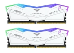 Оперативная память 32GB Kit (2x16GB) 6200MHz DDR5 Team Group DELTA RGB UDIMM 49600MB/s CL38 1.25V FF4D532G6200HC38ADC01 White