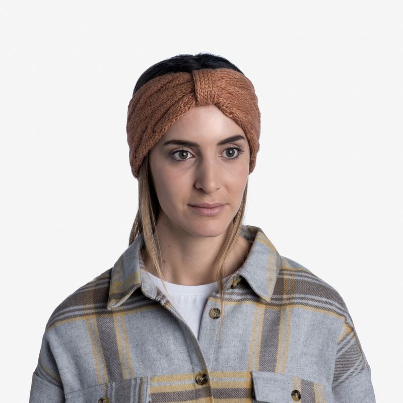 Вязаная повязка на голову Buff Headband Knitted Caryn Rosewood Фото 2