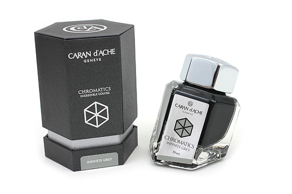 Флакон с чернилами Carandache CHROMATICS Infinite Grey 50мл (8011.005)