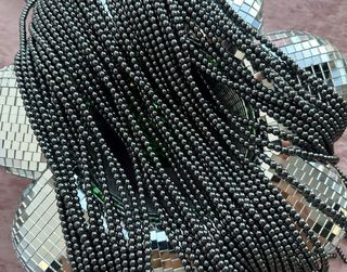 Нить бусин из гематита 4мм