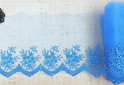 Вышивка на сетке, ш. 16 см