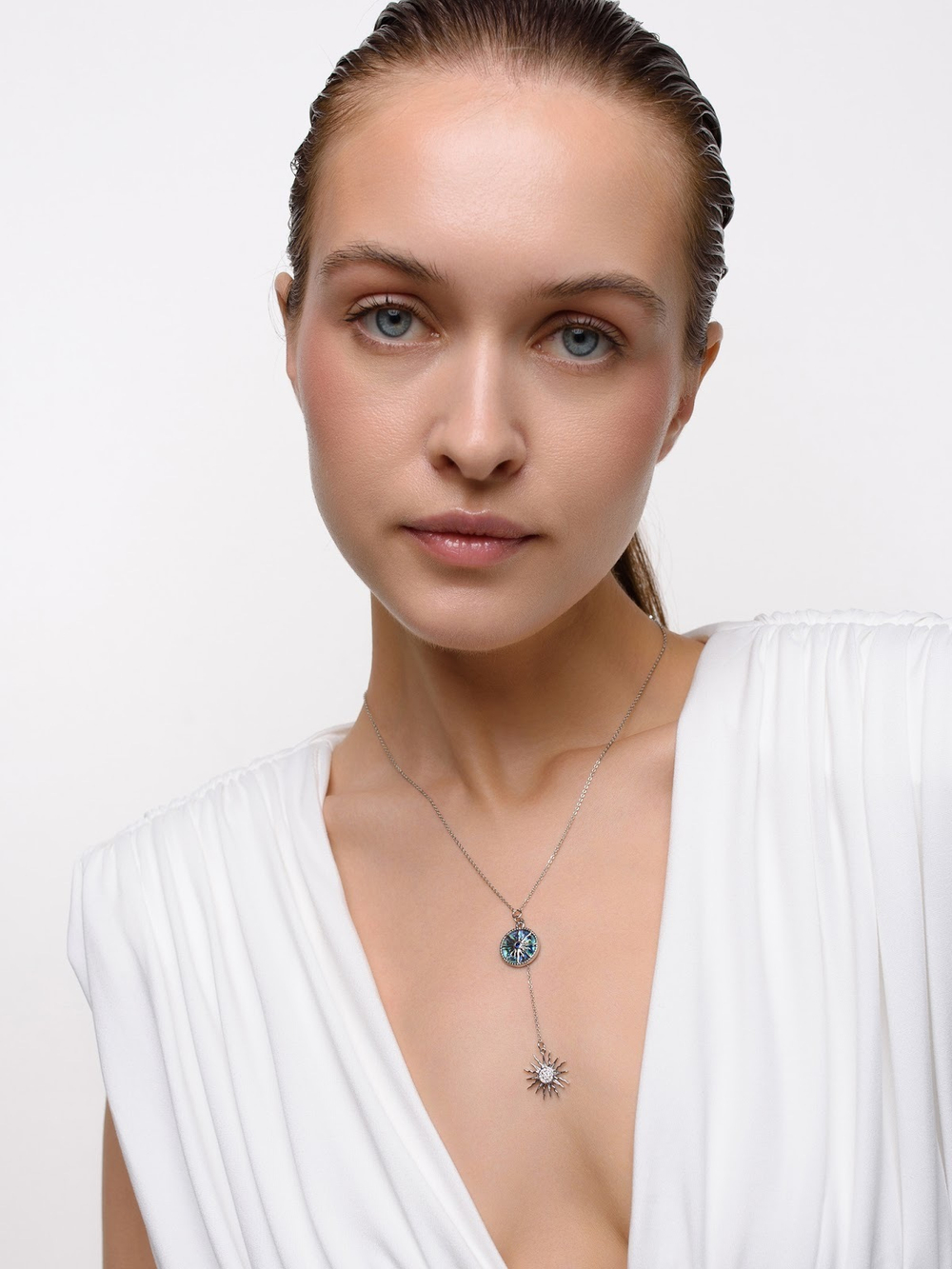 Сотуар "Crystal Sun" с перламутром Silver