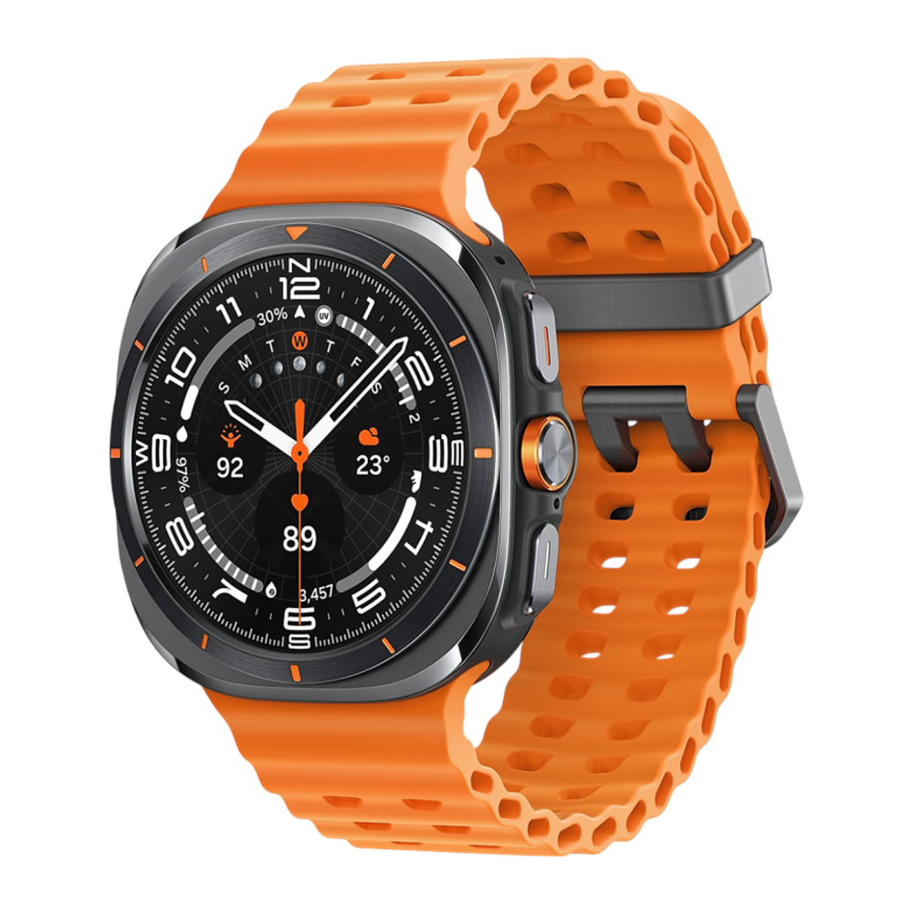 Умные часы Samsung Galaxy Watch Ultra, 47 мм, титан, ремешок Marine (2025) Доступность некоторых функций зависит от используемого смартфона, региона устройства и страны использования