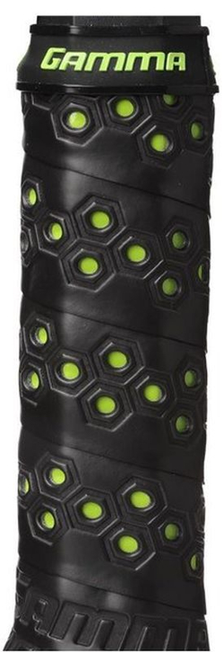 Теннисные намотки базовые Gamma Honeycomb Grip 1P - black/green