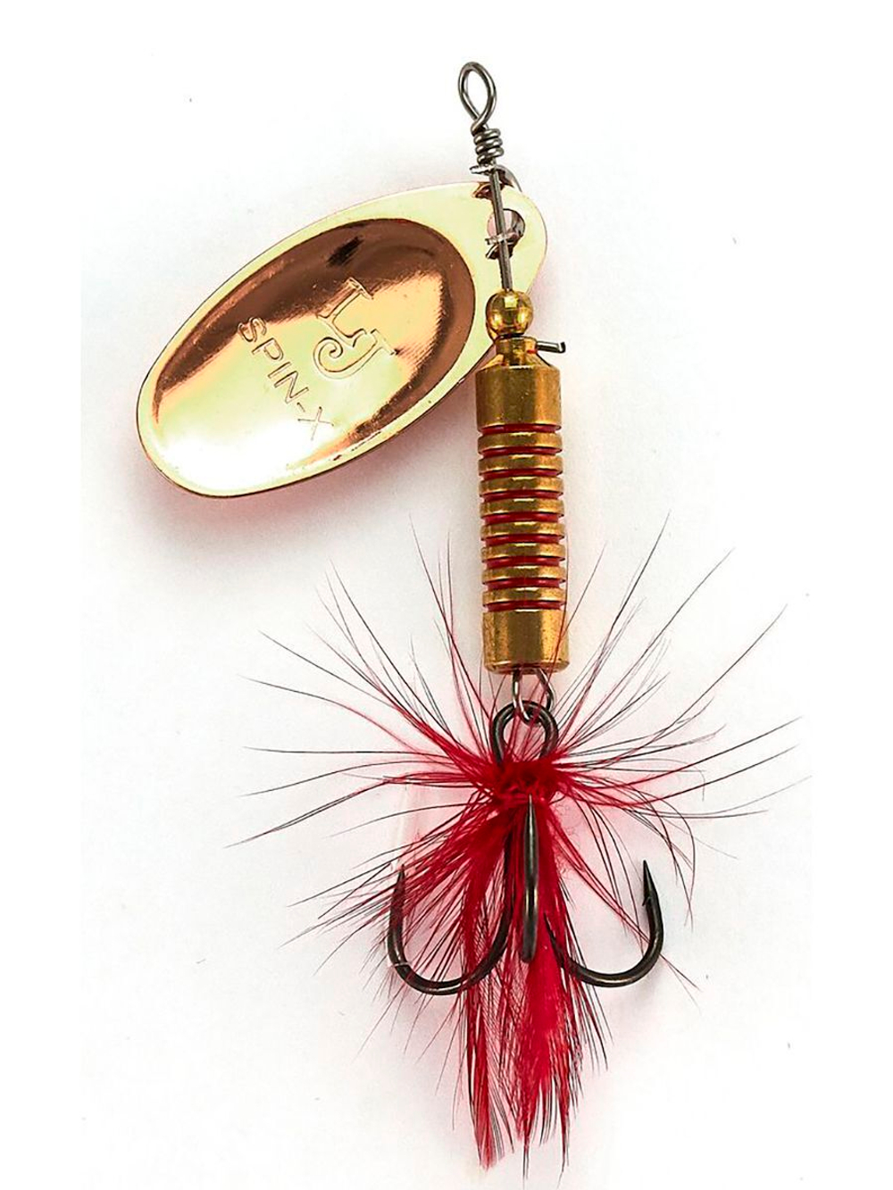 Блесна вращающаяся Lucky John SPIN X ROUND 01 3,5г FT (5шт. в упк.)