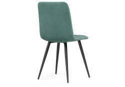 Стул на металлокаркасе Чилли К бирюзовый / черный