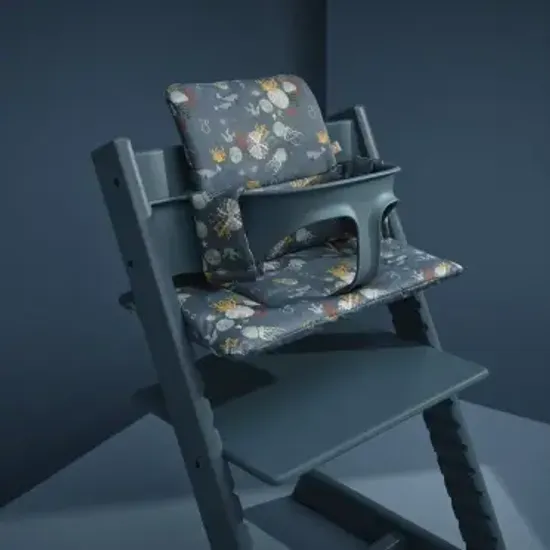 Стульчик для кормления STOKKE Tripp Trapp комплект 4 в 1 (Fjord Blue)