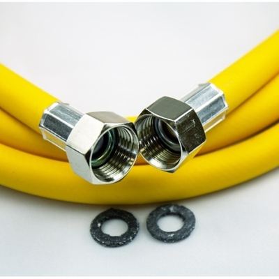 Шланг газовый 1,8 м ELKA ПВХ 3/4" гайка-гайка (жёлтый)