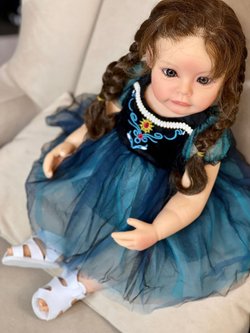 Кукла Реборн виниловая 55см в пакете (FA-380)