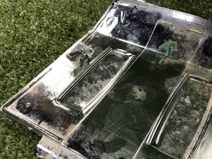 Накладка заднего бампера Mercedes GL X166 (2012-2016)