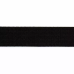 Резинка вязаная 25 мм (+/- 2 мм) чёрная