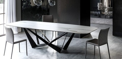 Стол обеденный Scorpio Marble B5809