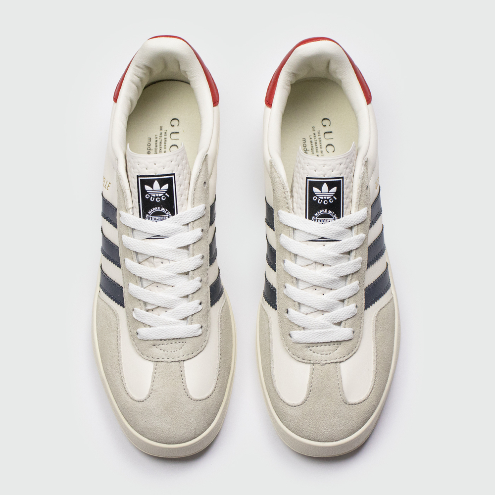 Кроссовки Adidas Gazelle x Gucci White / Blue Str.