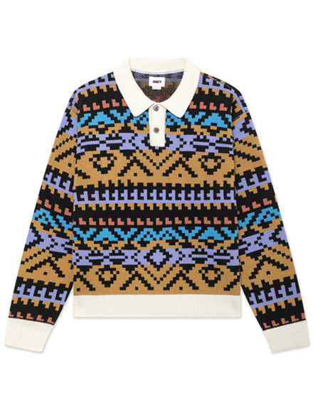 Мужской Свитер Obey Geo Polo