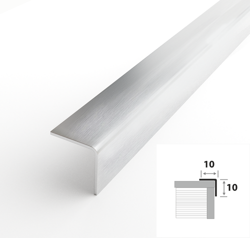 Алюминиевый уголок 10х10х1,2 L=2м